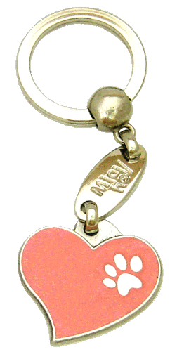 HEART PINK <br> (keyring, engraving included)